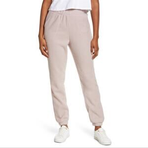 Zella Cozy Fleece Jogger Pink Size M